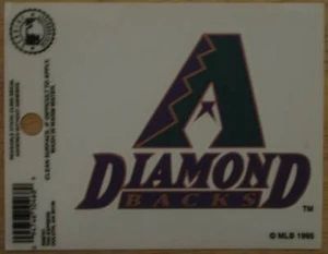 ARIZONA DIAMONDBACKS WINDOW CLING 3X4" MLB LICENSED - Picture 1 of 1