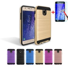 For TracFone Samsung Galaxy J7 Crown (S767VL) Case Cover Armor Slim Hybrid