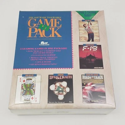 The Software Toolworks Game Pack III - IBM 5 Game Combo - 1992 - Accolade Inc - Image 1 of 3