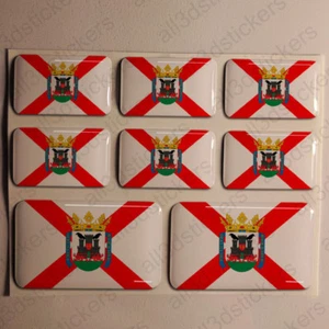 Adesivi Vitoria Adesivo Bandiera Resinati 3D Resinato Spagna - Imagen 1 de 1