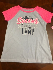 NWT Girl’s SO Perfect Active Tee. Size 16. Soccer Graphic - Picture 1 of 5