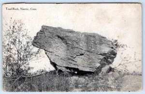 1907 TOAD ROCK*NIANTIC CONNECTICUT*CT*UTLEY* POSTAL ANTIGUA - Imagen 1 de 2
