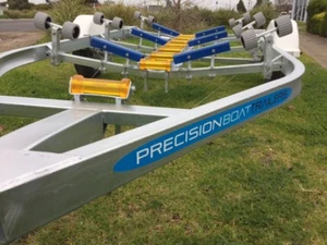 Precision Boat Trailer Drive On Galvanised 5.6mt suit 17ft boat, - Picture 1 of 8