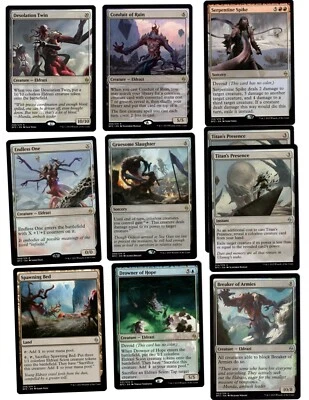 Red Blue Eldrazi-60 Card Magic the Gathering Deck-MTG-RTP-casual-fun - Image 1 of 4