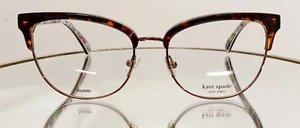 Originale KATE SPADE NEW YORK PAITYN/G H7P Eyeglasses HAVANA New Metal 53-17-140 - Picture 1 of 13