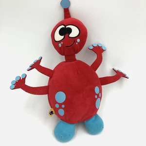 Peluche Build A Bear Extraterrestre Rojo Ojos Negros 4 Brazos Sonriendo 2009 8" Difícil de Encontrar - Imagen 1 de 7