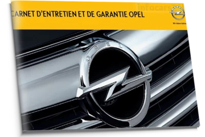 Libretto di manutenzione Opel pulizia francese 2010-2012 - Immagine 1 di 4