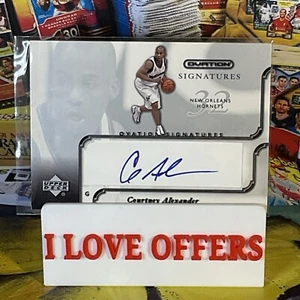 2002 03 UD OVATION COURTNEY ALEXANDER AUTOGRAPH ROOKIE C STORE RARE MORE - Picture 1 of 5