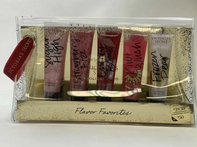 Victoria's Secret Flavor Favorites Lip Gloss - 0.46 oz, Set of 5