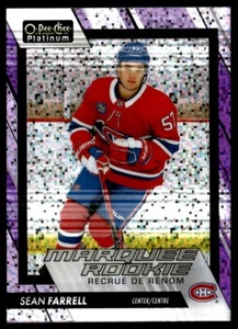 2023 O-Pee-Chee Platinum Marquee Rookies Violet Pixels 236/299 Sean Farrell - Picture 1 of 2