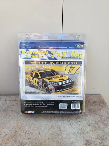 Matt Kenseth~DeWalt #17 ‐ Premium 3'x5' 2-Sided NASCAR FLAG * NEW * Free Ship * Cover