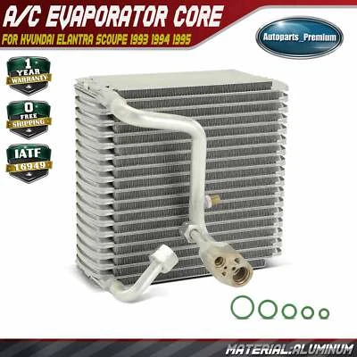 1 件全新铝交流空调蒸发器芯适用于现代 Elantra Scoupe 1993 1994 1995 — 第 1/4 张图片