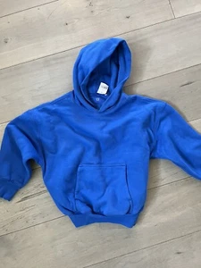 Yeezy Gap YZY NWT Double Layered Hoodie Sweatshirt Blue Youth Size small - Picture 1 of 2