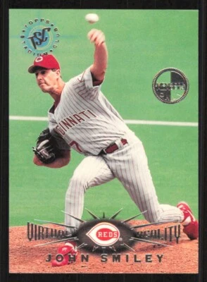 1995 Topps Stadium Club JOHN SMILEY MEMBERS ONLY card CINCINNATI REDS #214 - Image 1 of 2