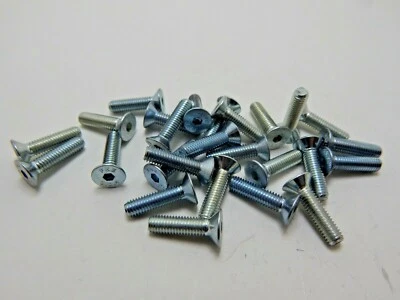 TORNILLOS MÁQUINA CABEZA PLANA 5MM X 20MM ZINC Foto 1 de 4