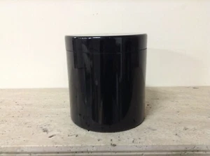 Black Granite Cremation Urn for Ashes Memorial Funeral Burial 8.5x7.5 C - Picture 1 of 8