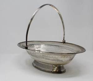 Cestino per torte traforato inglese, argento sterling, Londra, 1781 - Foto 1 di 9