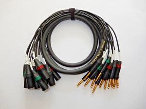 ESH AUDIO - 12 Channel XLR-TRS Loom - Mogami 2933 - Neutrik - Picture 1 of 11