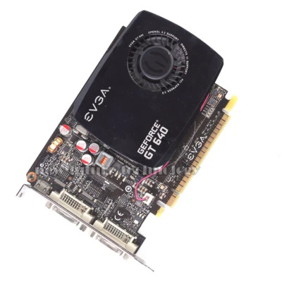 EVGA For NVIDIA GeForce GT 640 2 GB GT640 2GD3 GT640-2GD3 Video Card 128bit DVI - Image 1 of 4