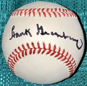PSA 10 Auto Hank Greenberg Single Signed Autographed Baseball Ball PSA/DNA LOA - Picture 1 of 5