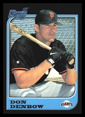1997 Bowman Don Denbow #199 San Francisco Giants 4M - Image 1 of 2