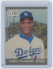 1991 Fleer Ultra Darryl Strawberry . Los Angeles Dodgers #171