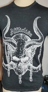 Affliction Men's Shirt Sz.M Crew Neck Black, - Picture 1 of 8