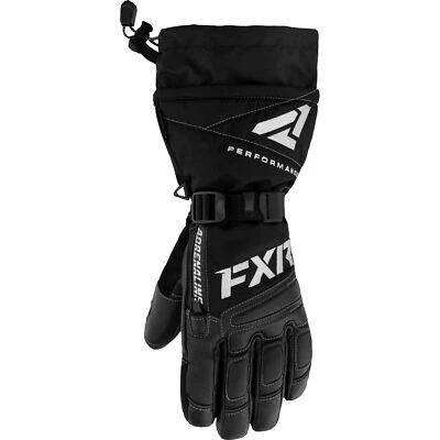 Guantes de moto de nieve con aislamiento de adrenalina FXR para mujer negros/blancos talla mediana Foto 1 de 2