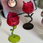 Rolled Cup-rimmed Rose Wine Glass French Wine Cup Rose Goblet  Wedding Gift