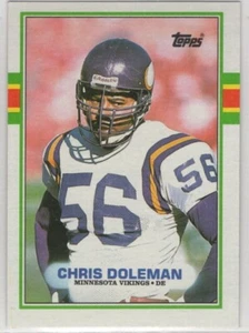 Juego de equipo de fútbol americano Minnesota Vikings 1989 Topps - Imagen 1 de 1