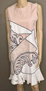 Viktor & Rolf Italian Collage Style Dress Lined With Silk Size EU38/US XS - Picture 1 of 11
