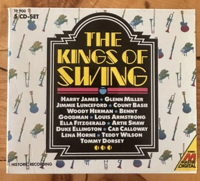 ‘The Kings Of Swing Vol 1 through 5’ 5CD Set Benny Glenn Count Ella Louis NM - Image 1 of 4