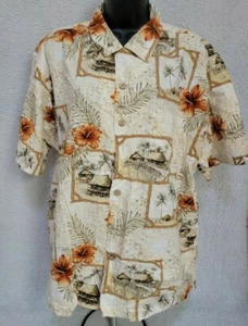 Boca Classics Mens Shirt Size L Large Multicolor Hawaiian NEW - Picture 1 of 12
