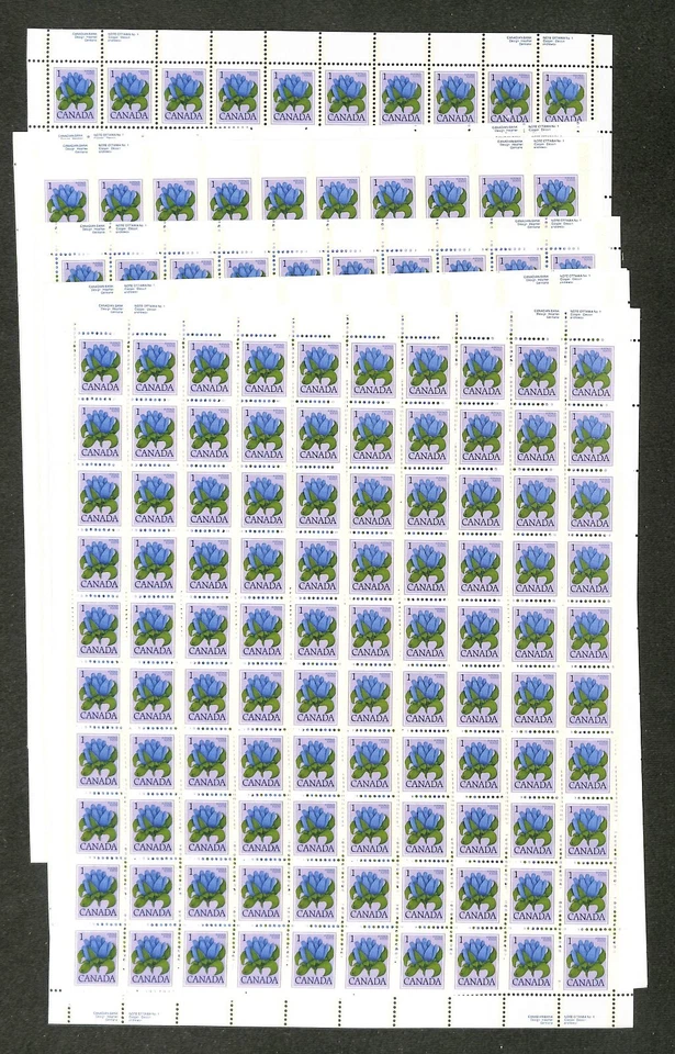 Canada - Scott 705 - 10 Full Sheets of 100 - Plate 1 - MNH - Wholesale - Image 1 of 1