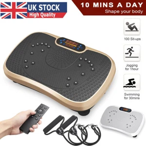 Power Vibration Plate Crazy Fit Body Shaker Massage Loss Weight Exercise Machine - Picture 1 of 42