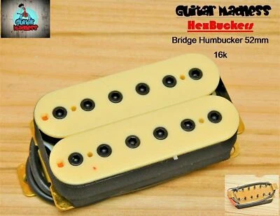 G.M. HexBucker Hight Output (52mm) Bridge Humbucker Cream - Image 1 of 4