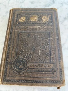 Antikes Buch: 1885 Kurze Geschichte USA Barnes Historische Karten Portraits - Bild 1 von 19
