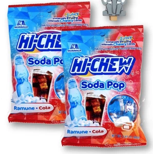 Hi-Chew Soda Pop Mix Peg Bag Ramune & Cola (Two Packs) 2.82oz x 2. Free Shipping - Picture 1 of 5