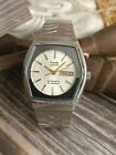 Hmt Uday Automatic 21 Jewels Silver Dial Rare Original Mens India Vintage
