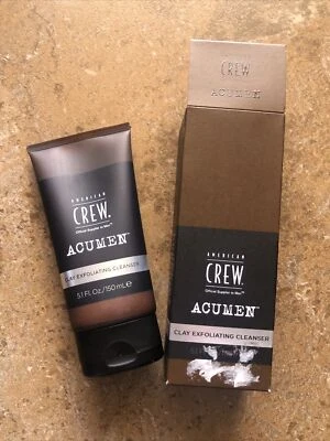 Limpiador exfoliante de arcilla American Crew Acumen 5,1 fl oz 150 ml sellado Foto 1 de 4