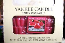 Box Lot of 24 Yankee Candle "JUICY WATERMELON" Tarts Wax Melts ~ NEW