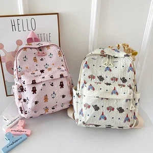 Cartoon Printed Children's School Backpack Lightweight Book Bag Boys Girls - Picture 1 of 18