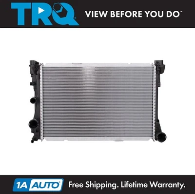 TRQ Radiator Fits Mercedes-Benz E250 SL400 SL450 SL550 SLC300 SLC43 AMG SLK300 - Изображение 1 из 4