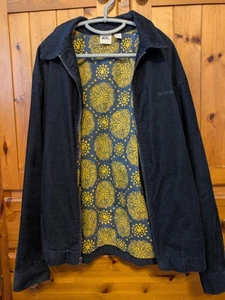 Quiksilver Corduroy Navy Jacket Large - Picture 1 of 2