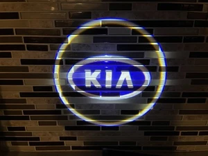 Proyector láser de sombra de luz de cortesía de puerta LED de 2 piezas apto para KIA - Imagen 1 de 7
