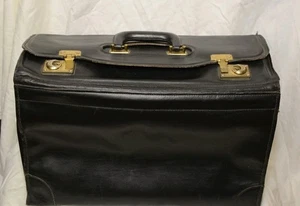 Antike Pegasus Leder 18" Arzttasche Verkäufer Aktentasche - Bild 1 von 14