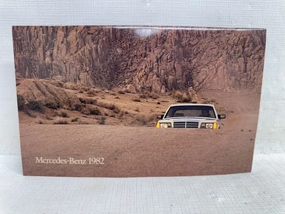 1982 Mercedes-Benz Original Sales Brochure 240 D, 300 D CD TD SD, 380 SEL SL SEC - Image 1 of 4