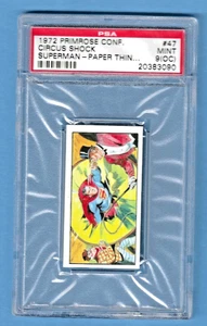 1972 Primrose Confectionery Circus Shock Superman #47 PSA 9 (OC) #20383090 - Picture 1 of 3