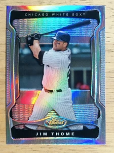 2009 Finest Refractors #124 Jim Thome - Picture 1 of 2