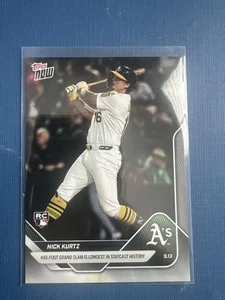Grand Slam 2025 Topps ahora 493 pies más largo en Statcast Nick Kurtz RC #711 - Imagen 1 de 1